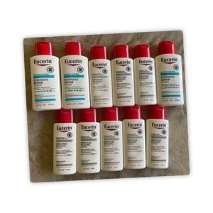 Eucerin Original Healing & Intensive Repair Lotion Bundle, 11 Bottles